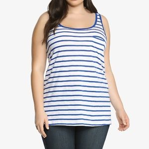 Torrid ** Striped Pocket Tank Top * Size 2